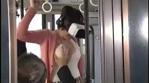 Japanese Girl Gangbanged in Public Bus